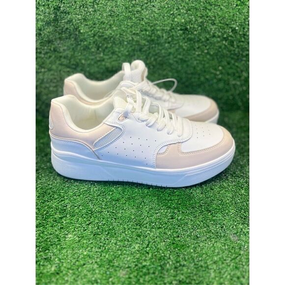 ECKO UNLTD WOMEN'S SNEAKERS WHITE & PINK Summit SIZE 9.5M RED RHINO - Picture 3 of 11